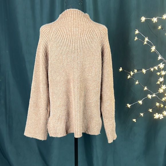 A New Day Burnt Orange Mock Sweater - Picture 3 of 7